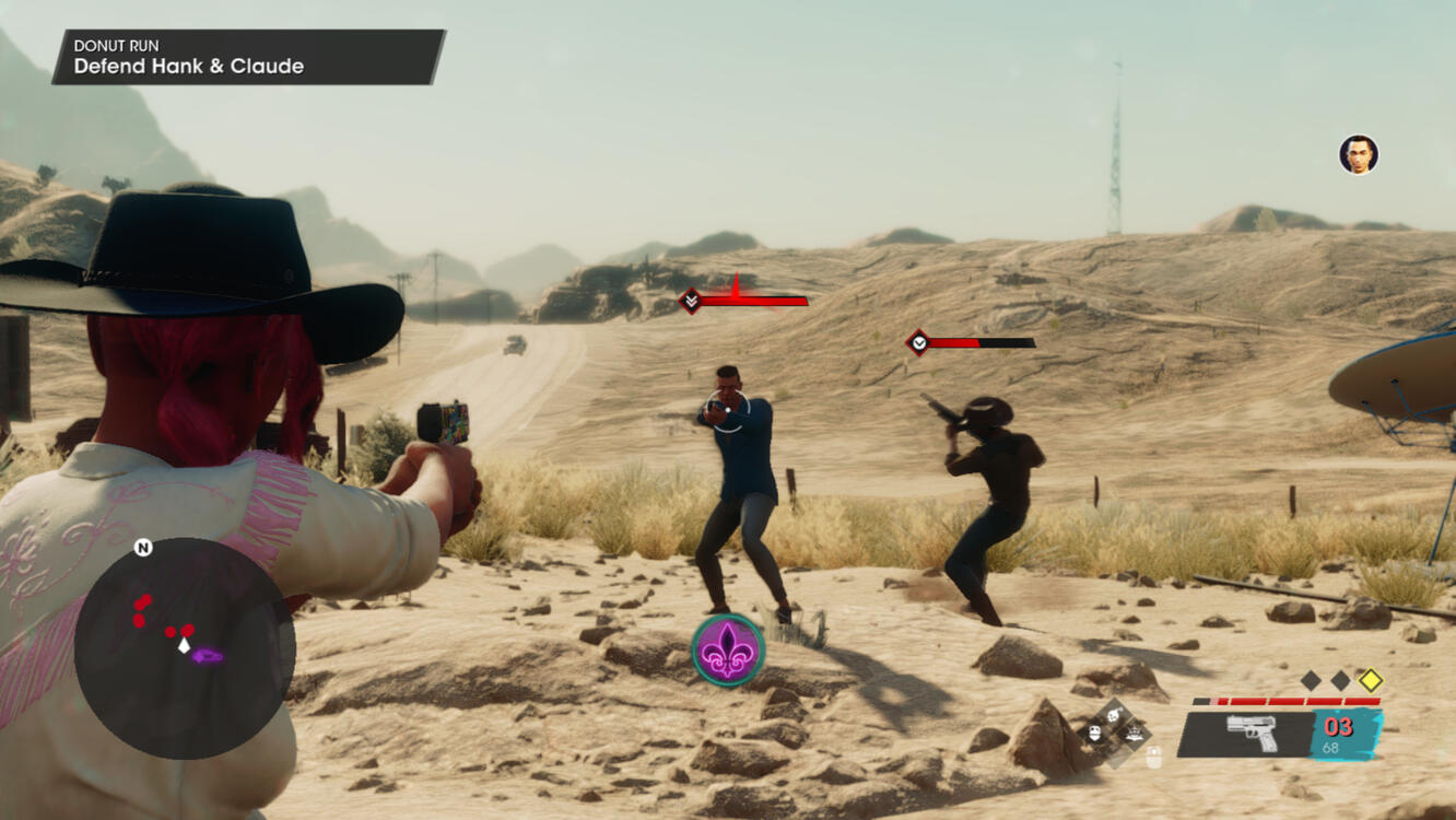 An in game view of the archetype icons in action.