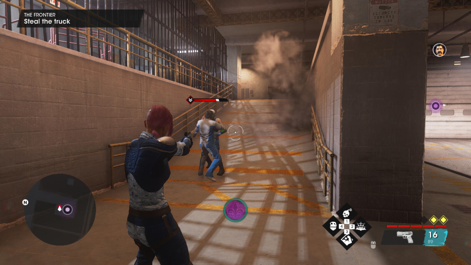 A look at the radial HUD expanded.